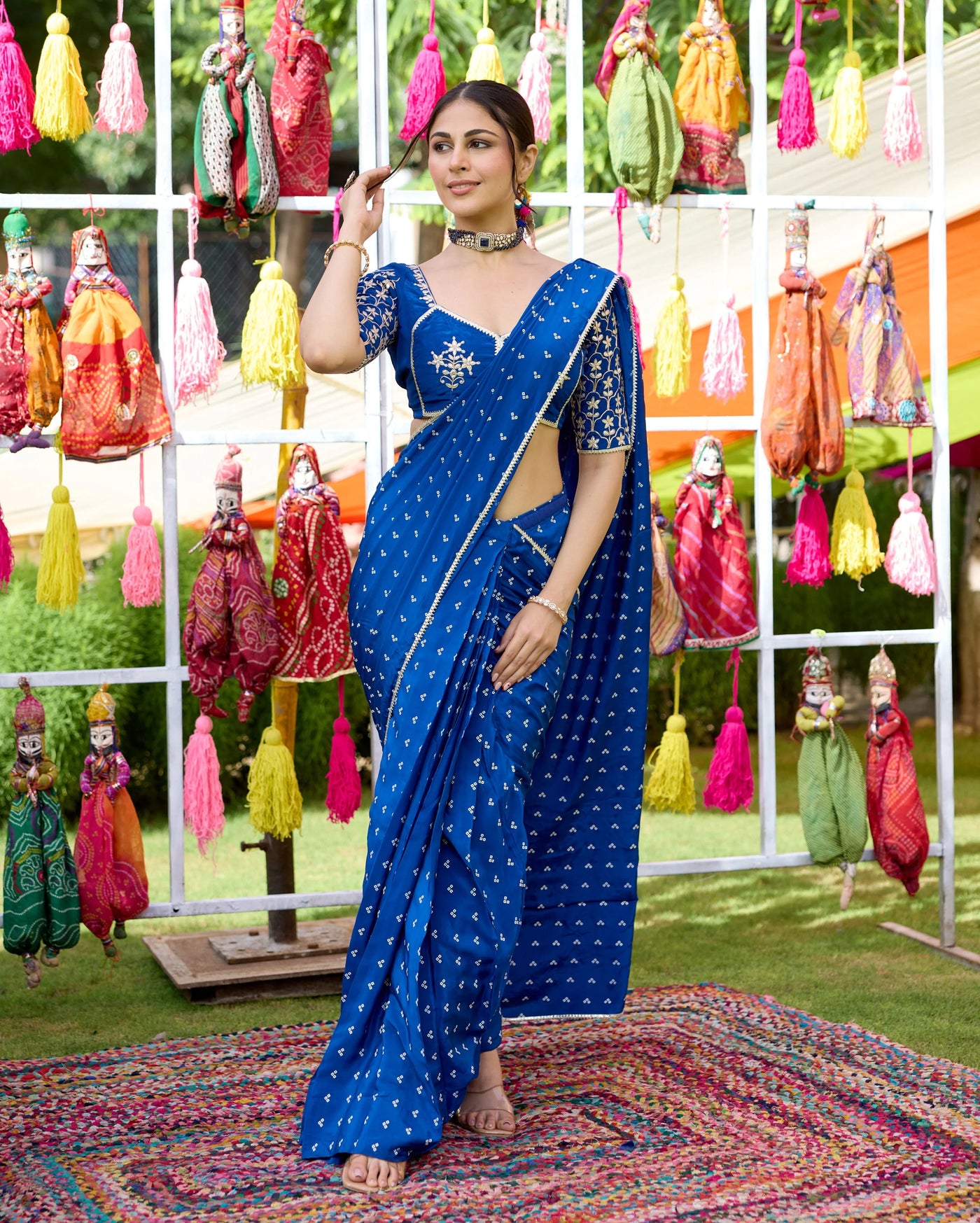 Twilight Muse Chiffon Saree