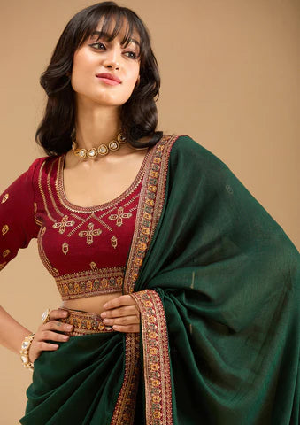 Emerald Green Kanjivaram